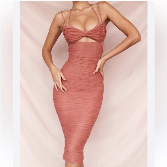 House of CB Tibi Ruched Dress - Picture 1 of 12